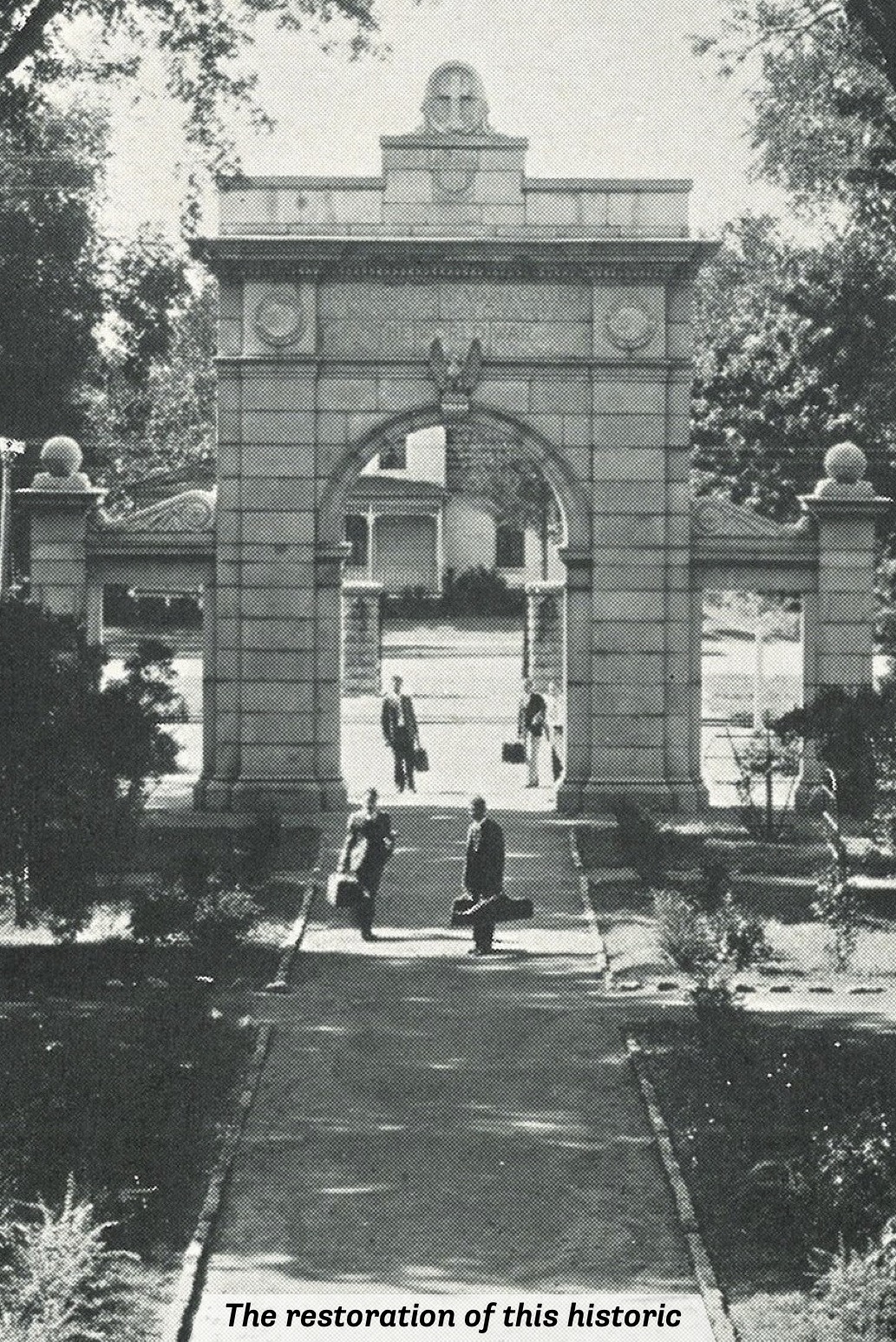 Memorial Arch Restoration Kickoff - St Mary's College